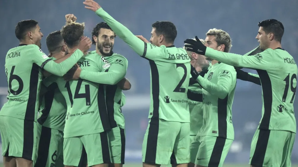 AP Atlético celebra el gol que los puso en ventaja