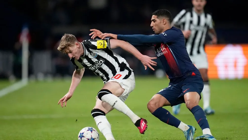 AP PSG consiguió rescatar el empate ante el Newcastle United