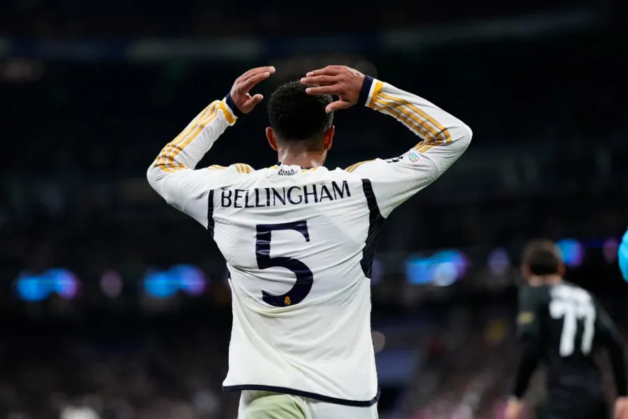 AP Jude Bellingham lleva 15 goles en 16 partidos con el Real Madrid