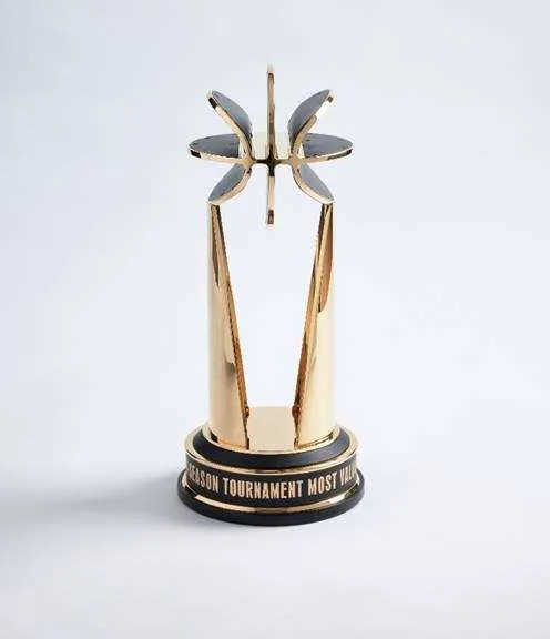 CORTESÍA NBA MÉXICO El trofeo que se le entregará al MVP del torneo