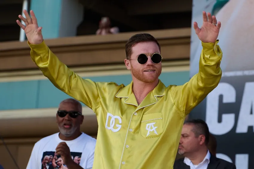 MEXSPORT Canelo Álvarez previo a enfrentar a Jermell Charlo