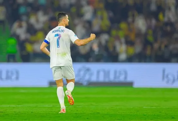 Twitter @AlNassrFC Cristiano Ronaldo festeja un gol