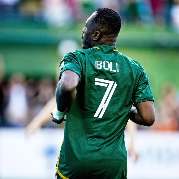 INSTAGRAM @franck.boli70 Franck Boli jugando con Portland Timbers
