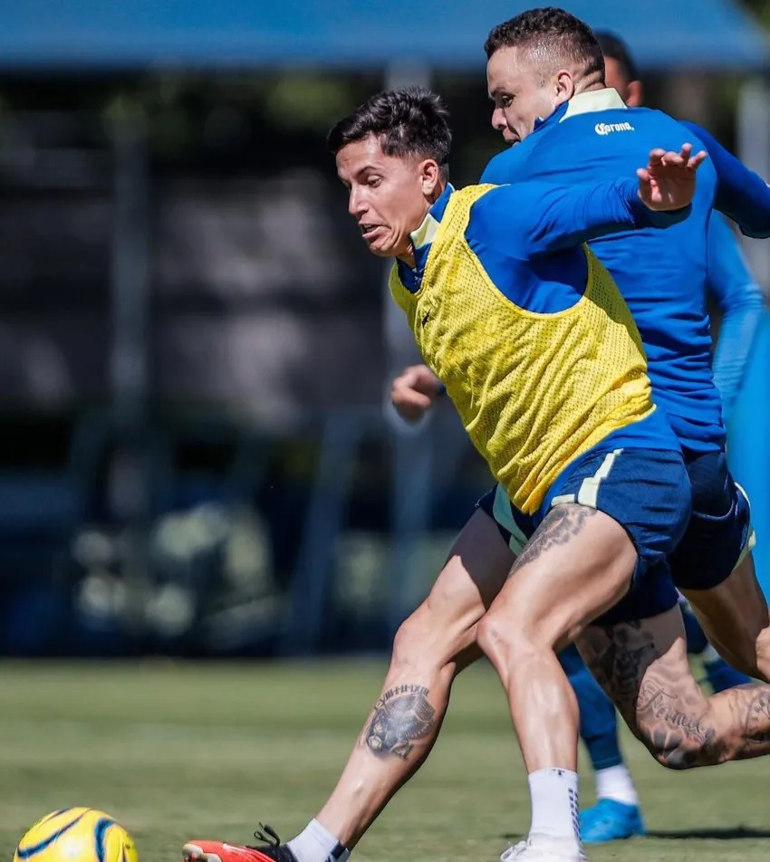 INSTAGRAM: @clubamerica Momentos de la práctica