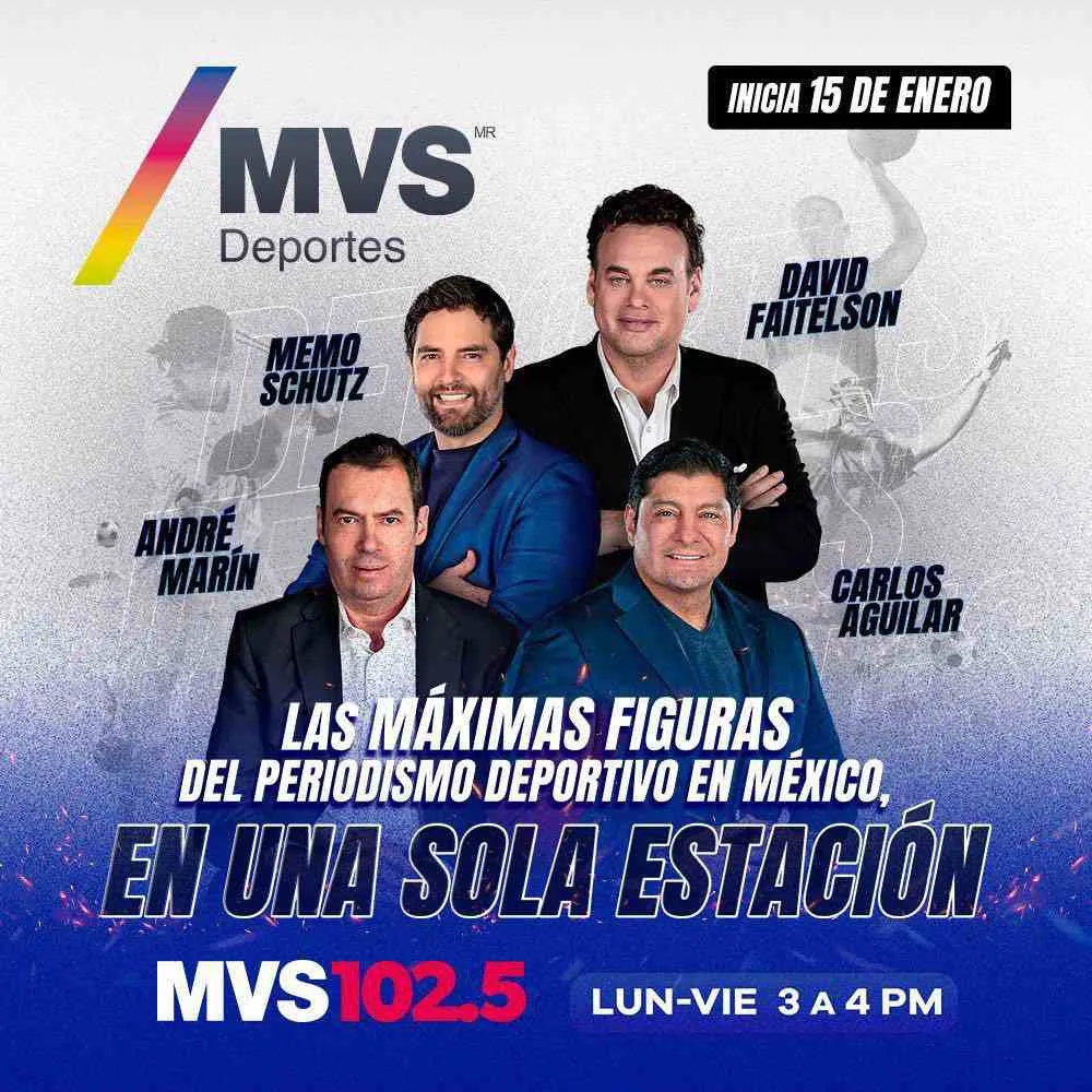 INSTAGRAM: @elzaraguilar Este es el equipo del nuevo programa de MVS