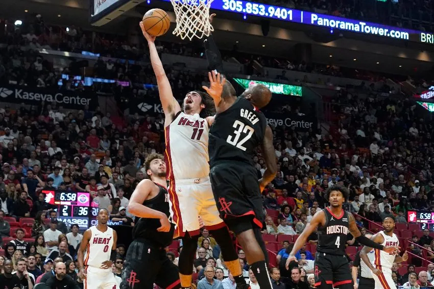 AP Jaime Jáquez en un juego de Miami Heat