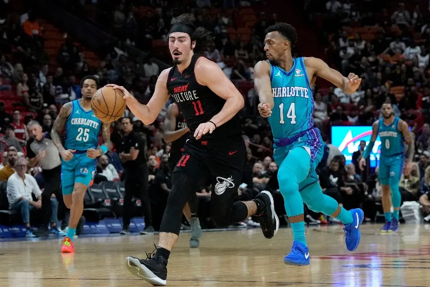AP Jaime Jáquez en un juego de Miami Heat