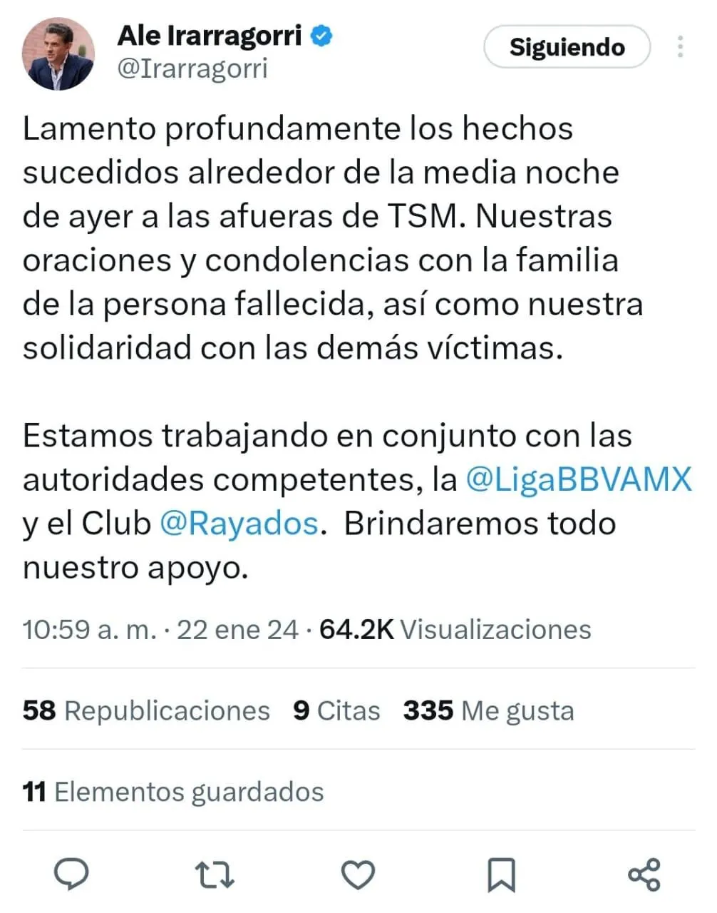 X: @Irarragorri X de Alejandro Irarragorri