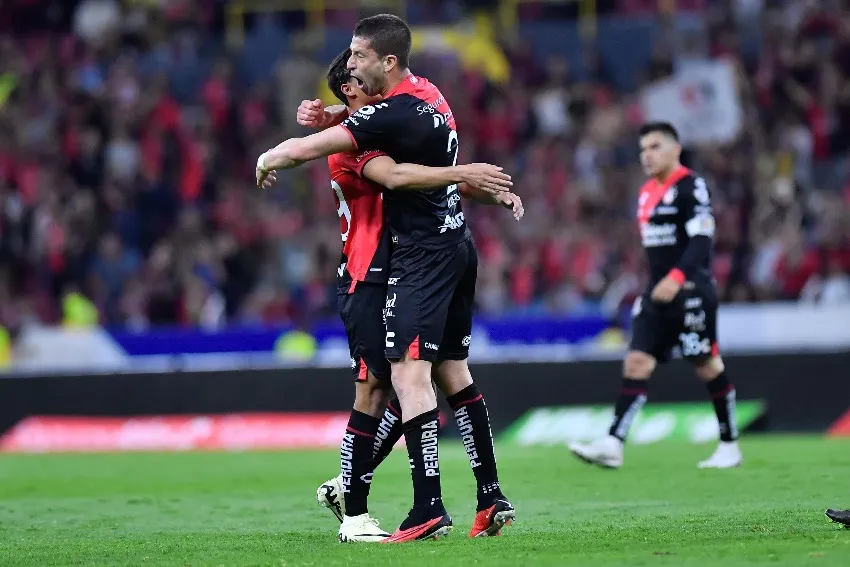 MEXSPORT Atlas en celebración de gol