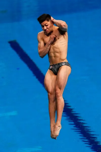 AP Osmar Olvera en el Campeonato Mundial de Natación