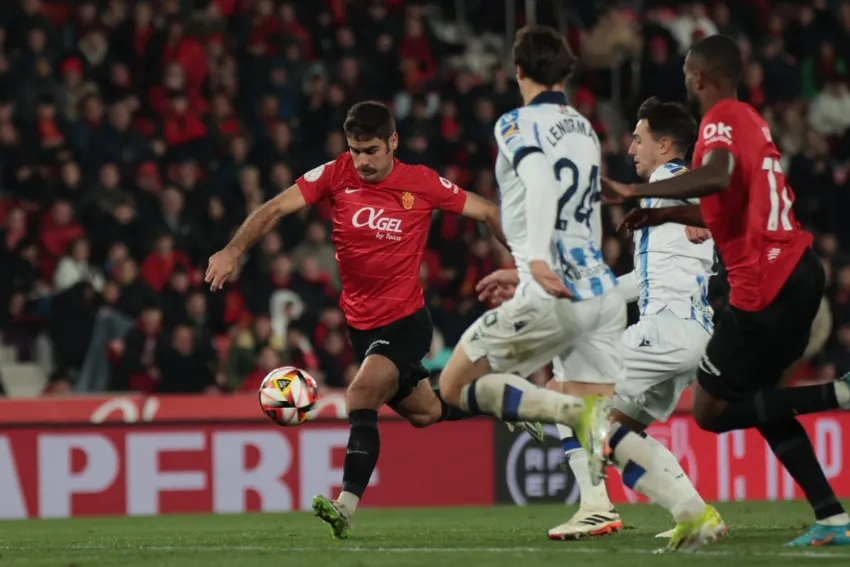 @RCD_Mallorca Mallorca empató sin goles en la Ida de las Semis de la Copa del Rey ante la Sociedad