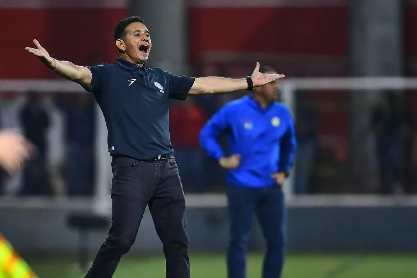 MEXSPORT Ramón Olivas, DT de Real Estelí, durante la victoria vs América