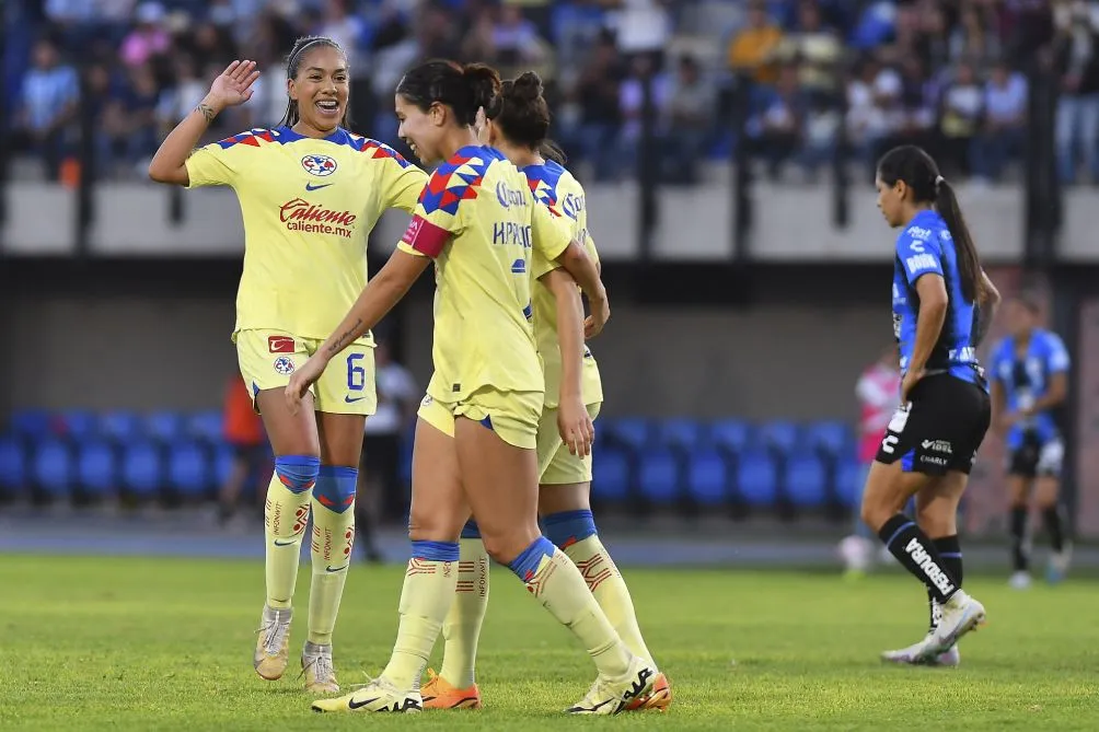 MEXSPORT Jugadoras de América en celebración