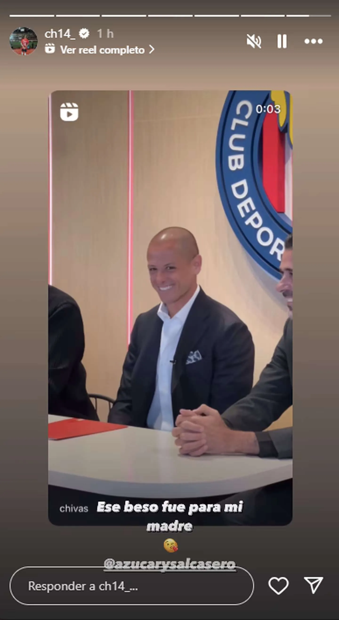 CAPTURA DE PANTALLA La publicación de Hernández en su Instagram