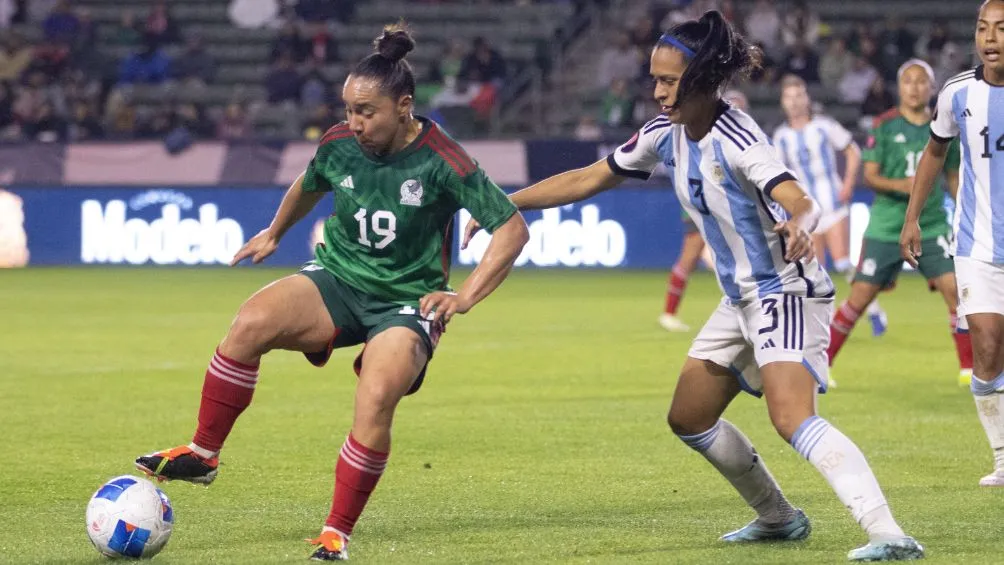 MEXSPORT Charlyn Corral en el duelo ante Argentina