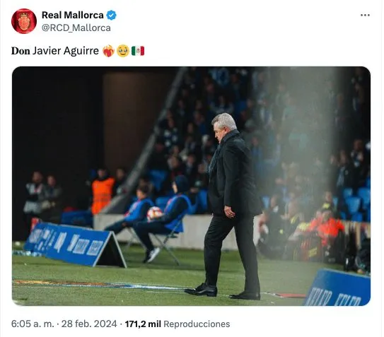 CAPTURA Así celebró Mallorca al estratega mexicano