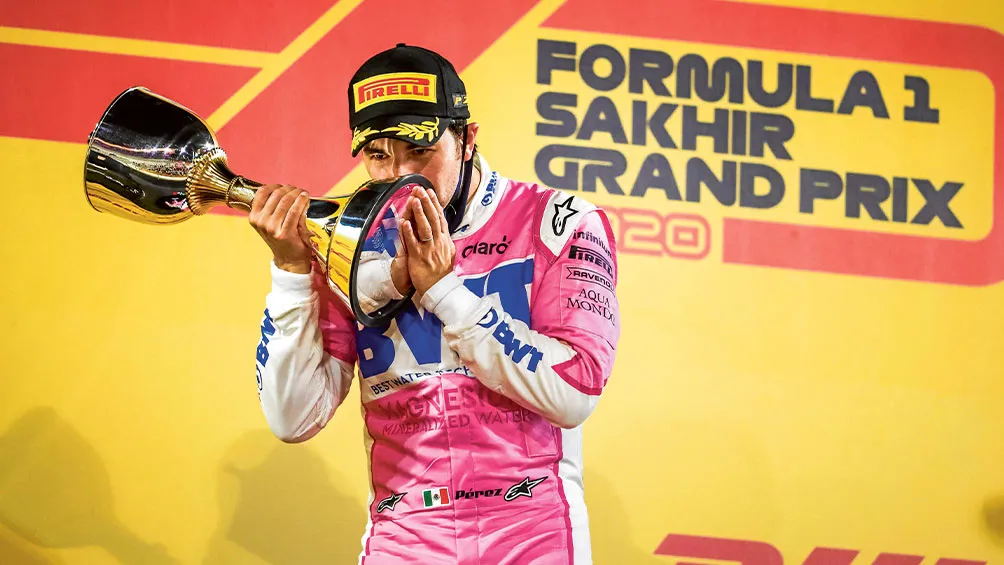 Zuma Press La primera victoria del mexicano se dio en Sakhir, en 2020