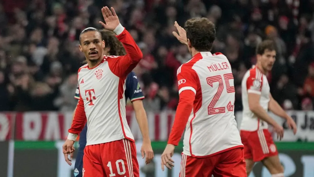 AP Leroy Sané durante el encuentro ante Lazio