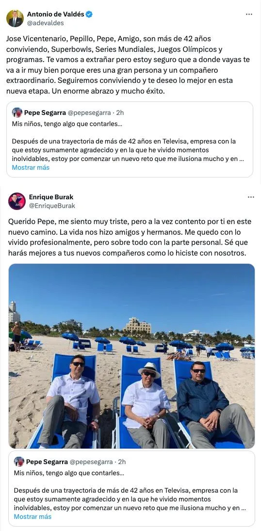 CAPTURA Así se despidieron Tony y Burak de Pepillo