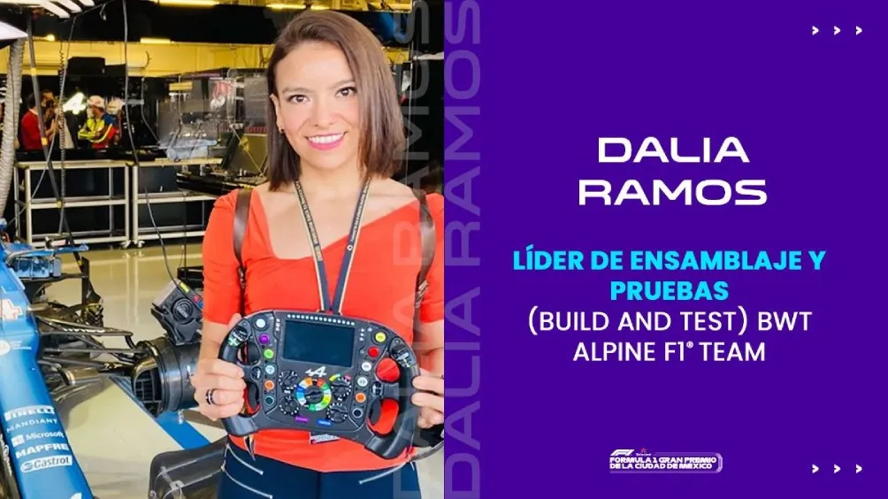 F1 Dalia Ramos está con Alpine