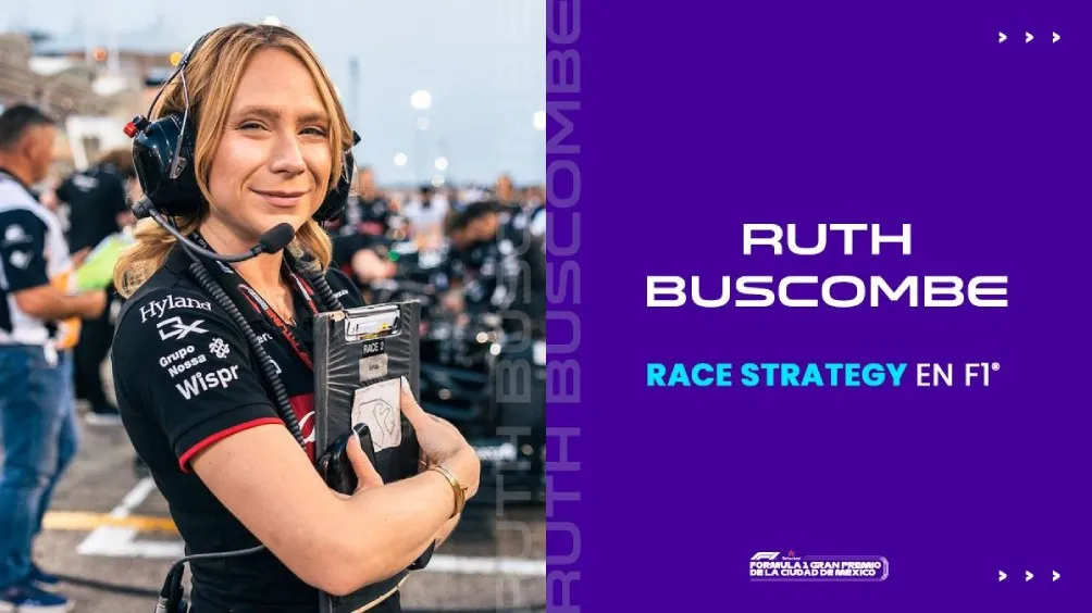 F1 Ruth Buscombe estuvo con Alfa Romeo, ahora Sauber