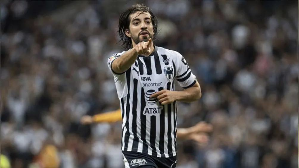 MEXSPORT Rodolfo Pizarro celebra gol con Rayados
