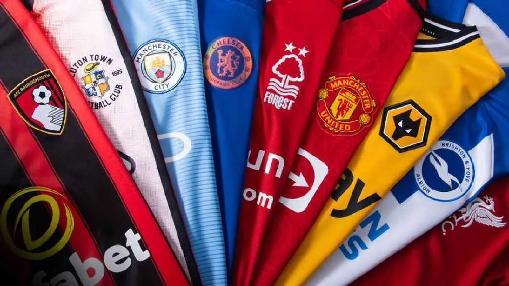 TWITTER @StyleUpJerseys Los equipos ingleses 'dominan' el top 10