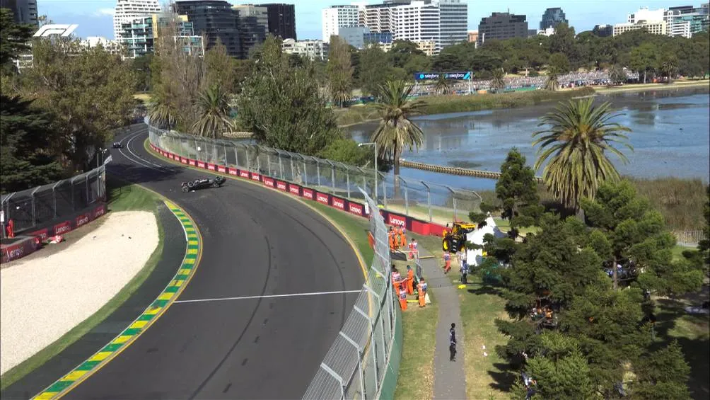 X: @F1 Así se vio el accidente de Russell