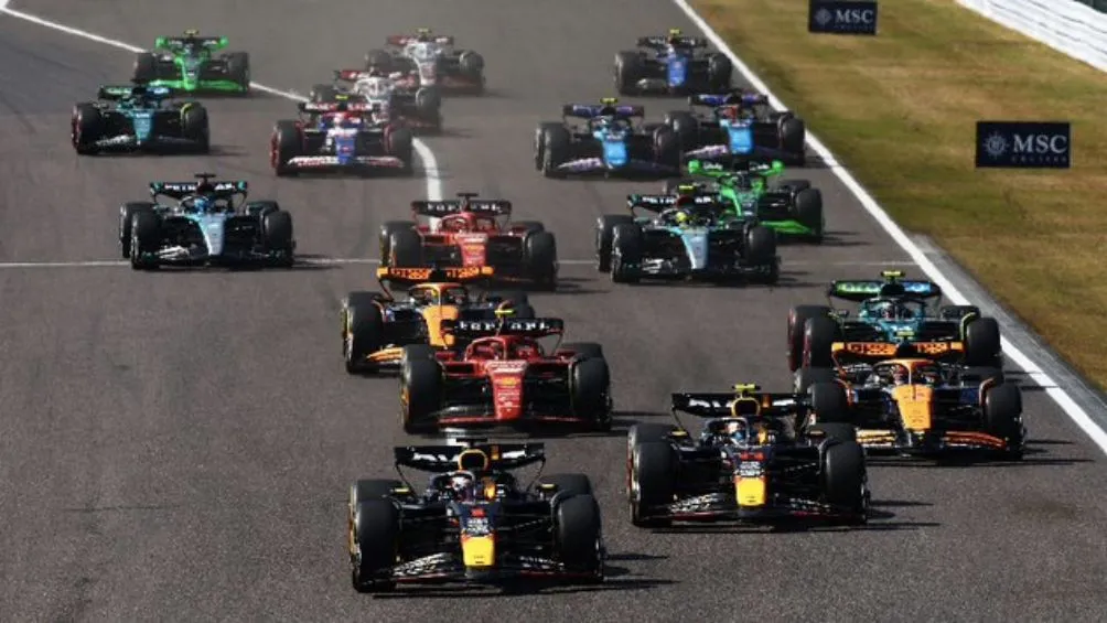 TWITTER: @F1 El momento de la largada en Suzuka