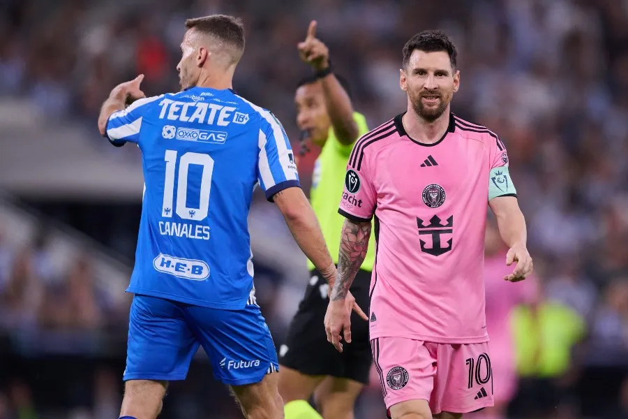 MEXSPORT Sergio Canales frente a Lionel Messi