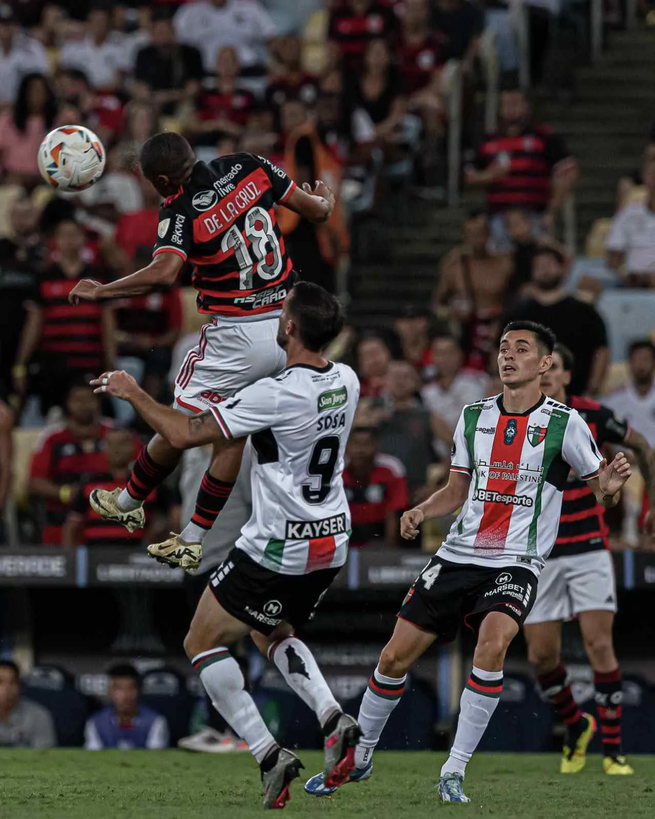 TWITTER: @Flamengo Imágenes del encuentro entre Palestino y Flamengo