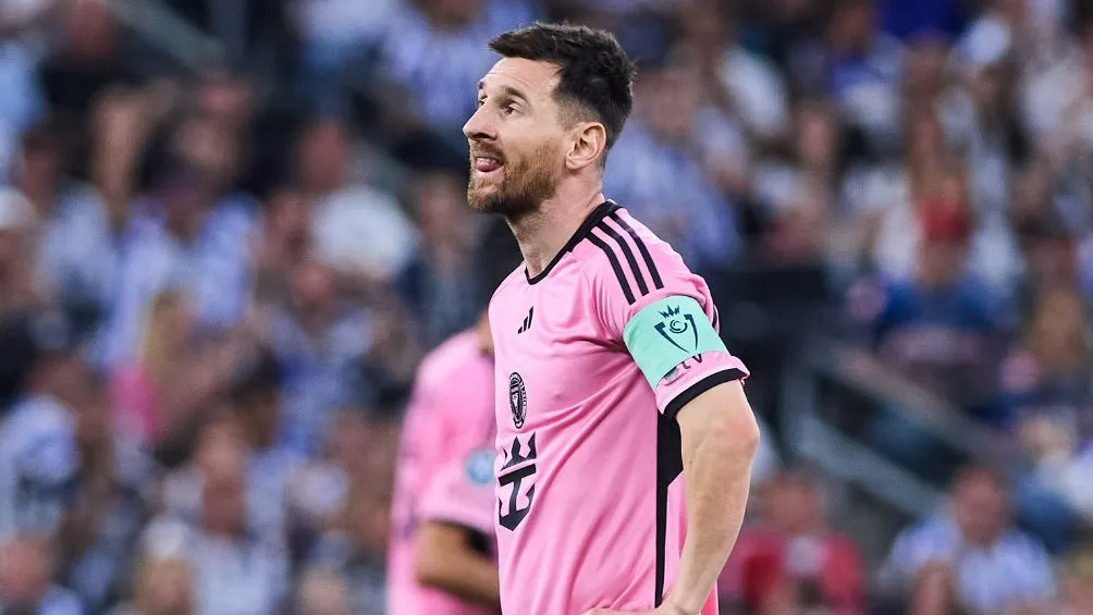 MEXSPORT Messi en el partido ante Rayados