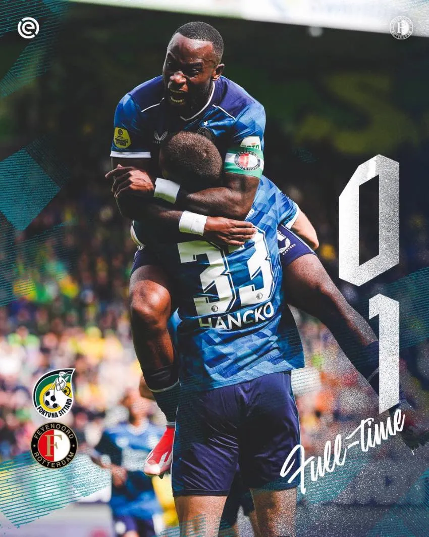 @Feyenoord Feyenoord venció por la mínima diferencia al Fortuna Sittard