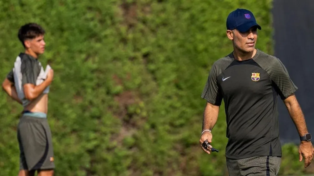 INSTAGRAM: @rafamarquez.a Rafa Márquez dirigiendo un entrenamiento