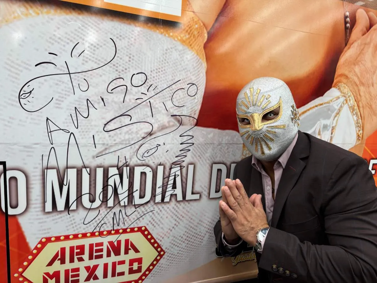 CMLL El luchador se dijo agradecido por este honor