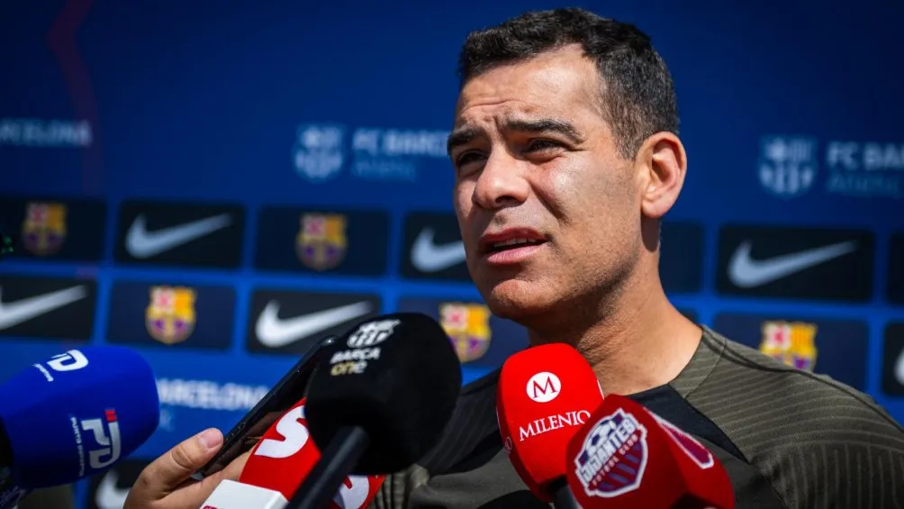 X: @FCBarcelonaB Rafa Márquez busca una oportunidad en una mejor división