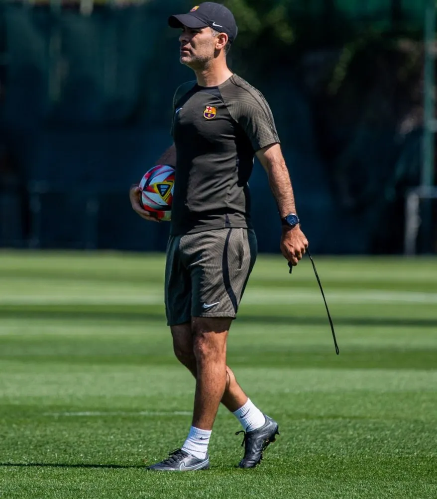 X: @FCBarcelonaB Márquez culminó su segunda temporada al frente del Barcelona B