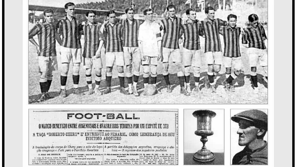 TWITTER @HistoriaCAP Jugaron un partido en su honor