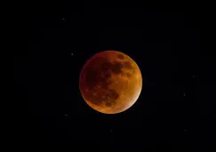 Así lució la 'Luna de sangre' en Venezuela