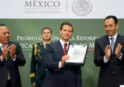 Enrique Peña Nieto en la ceremonia de la Reforma Política