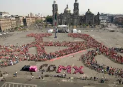 5 mil personas se congregaron en la plancha del Zócalo de la Ciudad de México