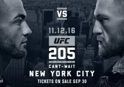 Cartel de la pelea principal del UFC 205