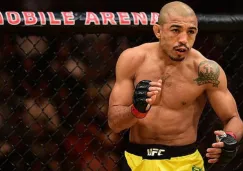 Jose Aldo, durante su combate contra Frankie Edgar