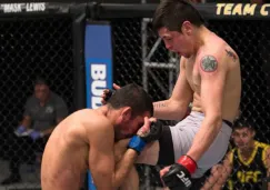 Moreno golpea a uno de sus rivales en The Ultimate Fighter