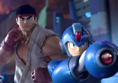 Mega Man y Ryu en promocional