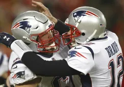 Brady celebra anotación de New England