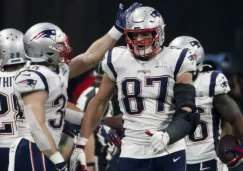 Jugadores de los Patriots durante el Super Bowl LIII