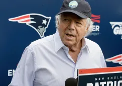 Robert Kraft, en una conferencia de prensa