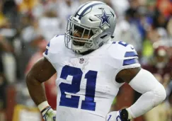 Ezekiel Elliott, durante un partido con Dallas 