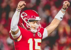 Patrick Mahomes festeja una jugada con Chiefs